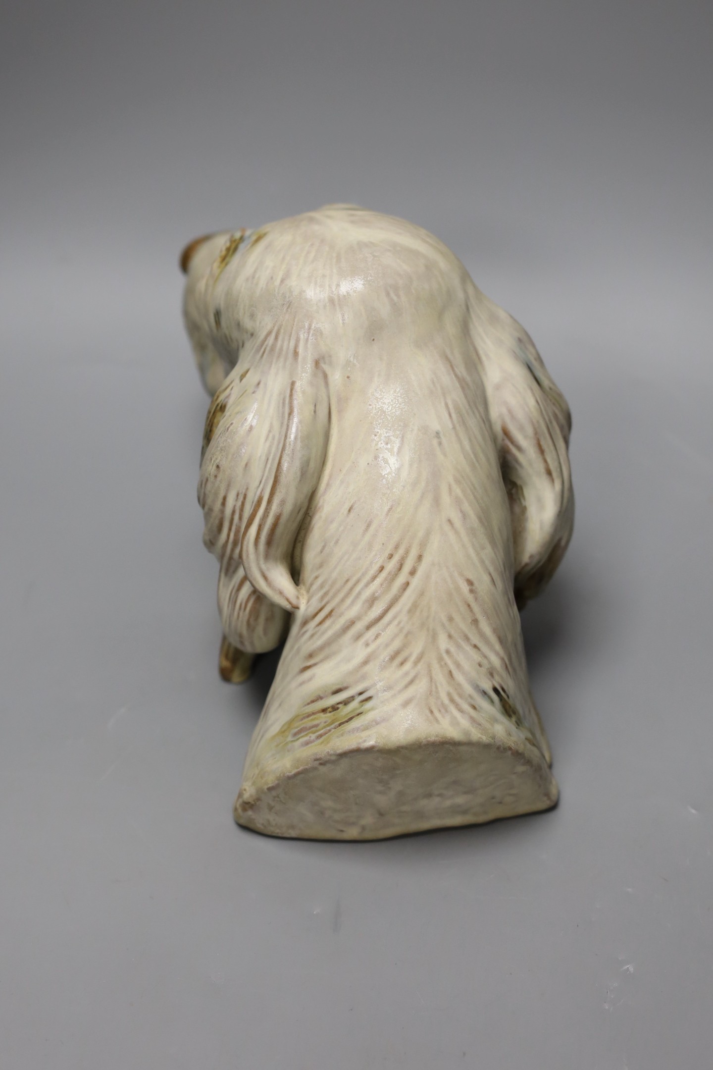 A Lladro stoneware model of a setter dog’s head, 19cm